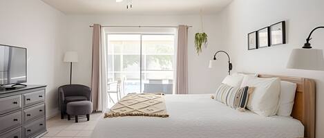 3 soverom, strykejern/-brett, reiseseng for barn og wi-fi (inkludert)