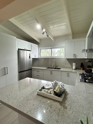 Microwave, stovetop, dishwasher