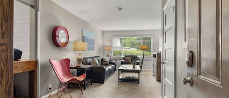 Condo | Living area | 42-inch Smart TV with digital channels, Netflix, Hulu