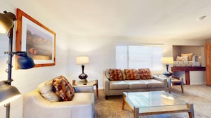 Condo | Living area | 42-inch Smart TV with digital channels, Netflix, Hulu