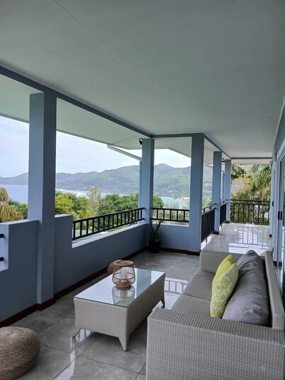 Stunning 3BR Villa with Exceptional Views - Steps from Beach & Local shops