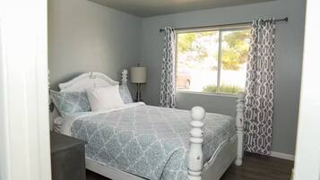 3 sovrum, wi-fi och sÀngklÀder