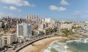 Basic Apartment | Beach - Apt w/ Balcony & View, Steps From the sea Opr0303 (Salvador)