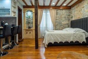 Huoneisto, 1 makuuhuone, tupakointi sallittu, kaupunkinäköala | 1 makuuhuone