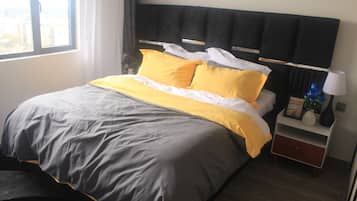 2 slaapkamers, een strijkplank/strijkijzer, wifi, beddengoed