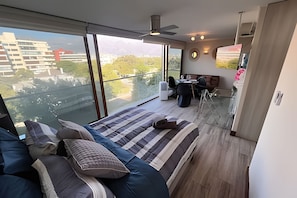 1 bedroom, iron/ironing board, Internet, bed sheets