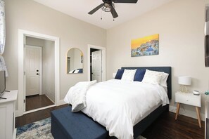 1 bedroom, iron/ironing board, internet, bed sheets