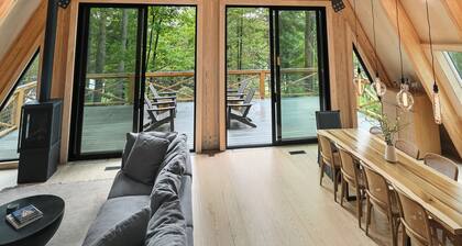 A-Frame Nest | Cabin in Hendersonville, NC | 3 Bedrooms + Loft (Sleeps 12)