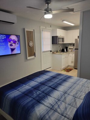 1 bedroom, iron/ironing board, WiFi, bed sheets - Cozy Getaway Studio Close to Airport and Beaches in Carrollwood Tampa (Tampa)