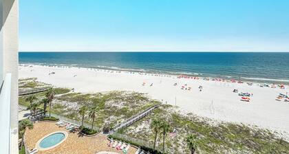 BEACHFRONT CONDO WITH CORNER BALCONY!!