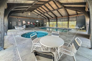Indoor pool, a heated pool