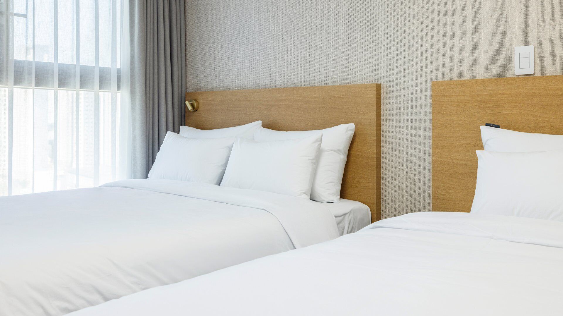 Literie de qualité supérieure, chambres insonorisées, Wi-Fi gratuit