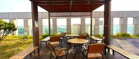 Terrasse sur le toit