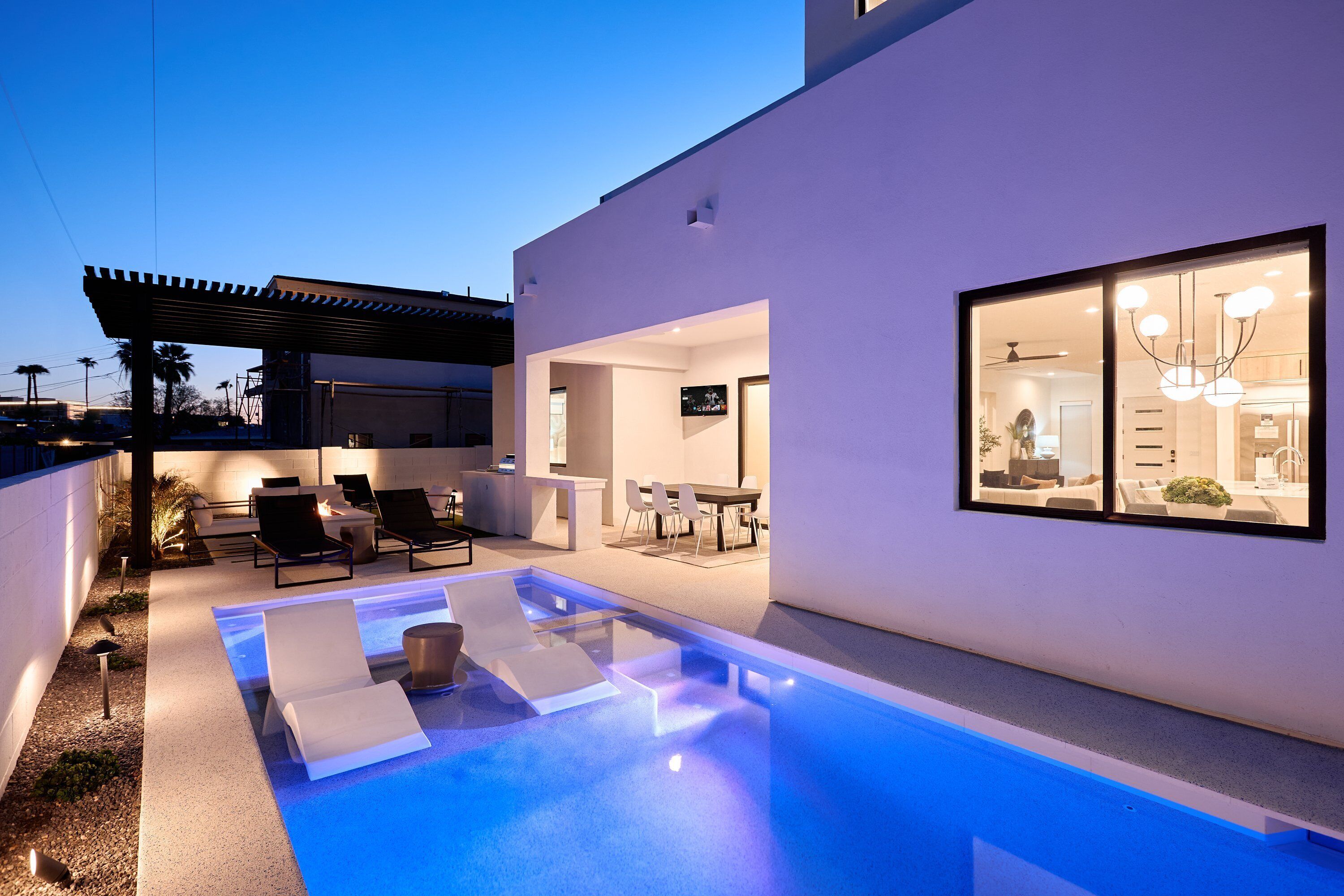 Una piscina climatizada