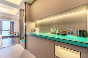 Design-dobbeltværelse - byudsigt | Opholdsområde | Printere