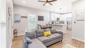Living area - The Lair at Georgia Tech and Mercedes-Benz Stadium (Atlanta)