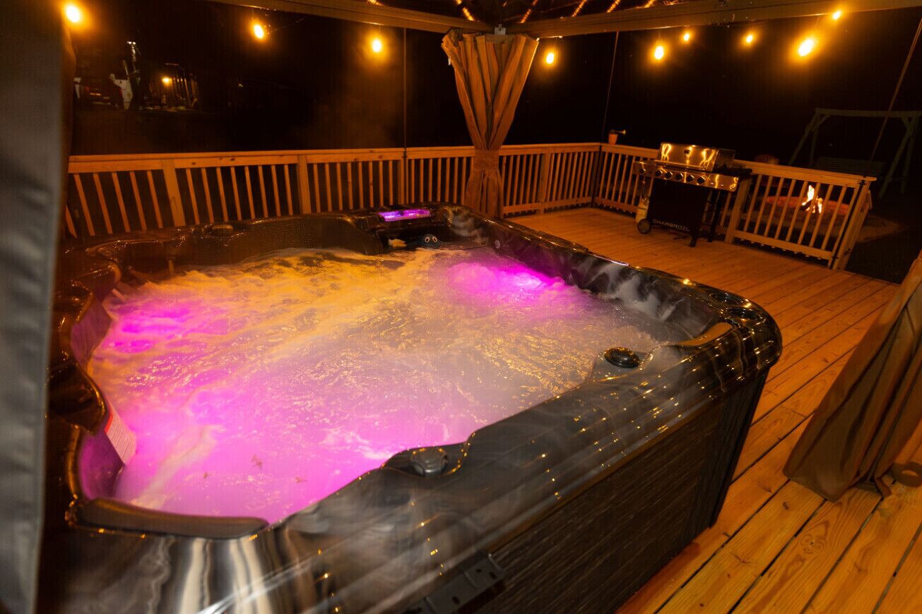 Idromassaggio all'aperto