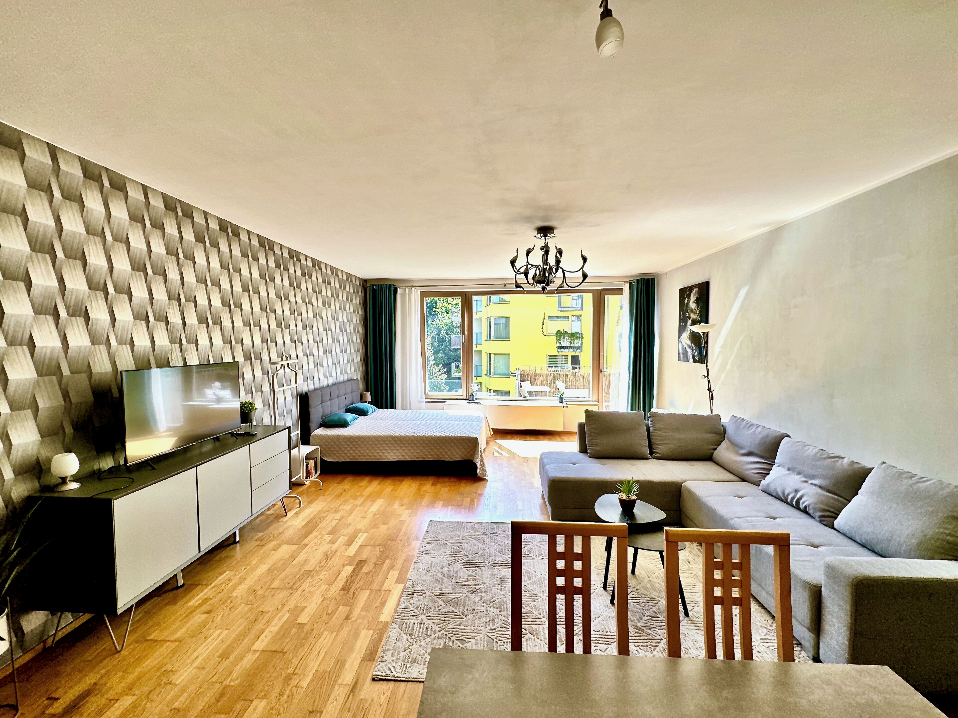 Apartment, Balcony, Courtyard View | Blackout drapes, iron/ironing board, free WiFi, wheelchair access