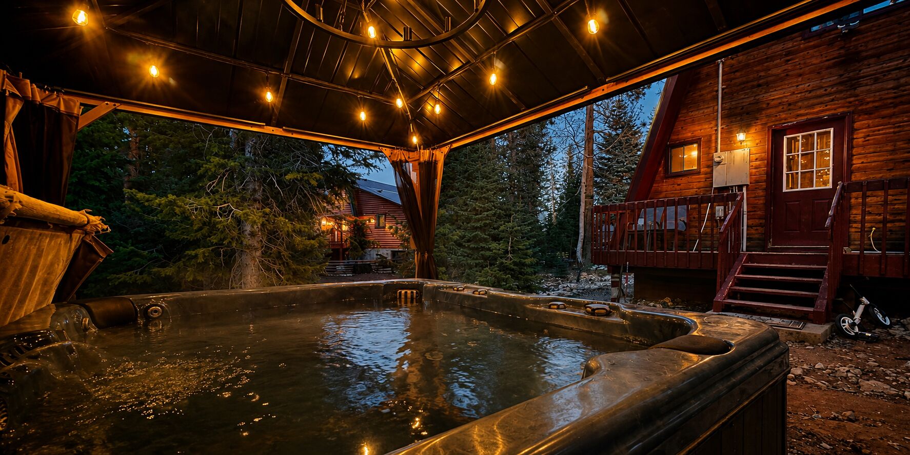 Bain à remous extérieur