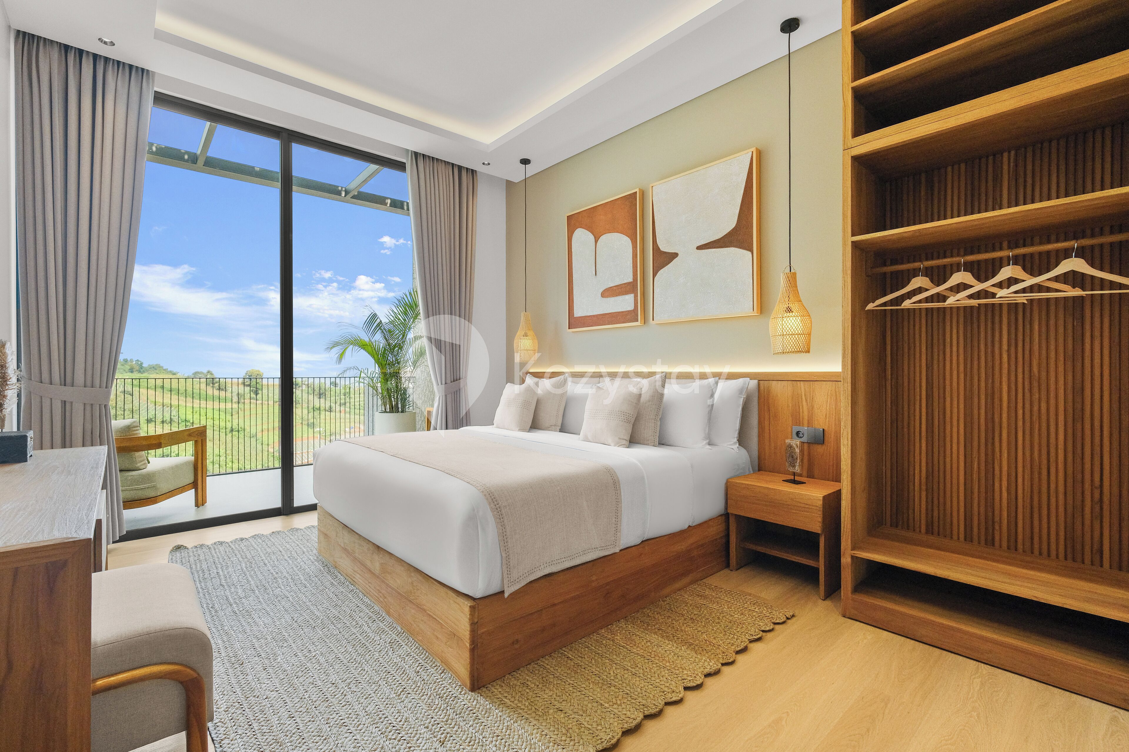 Vila, 6 kamar tidur, pemandangan gunung | Meja kerja, ruang kerja ramah laptop, dan setrika/meja setrika
