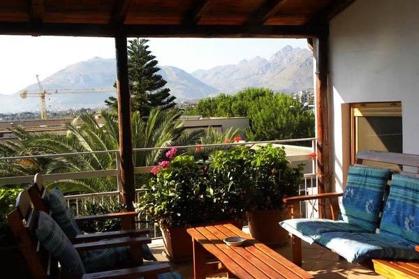 Enjoy the mountains views from the terrace!