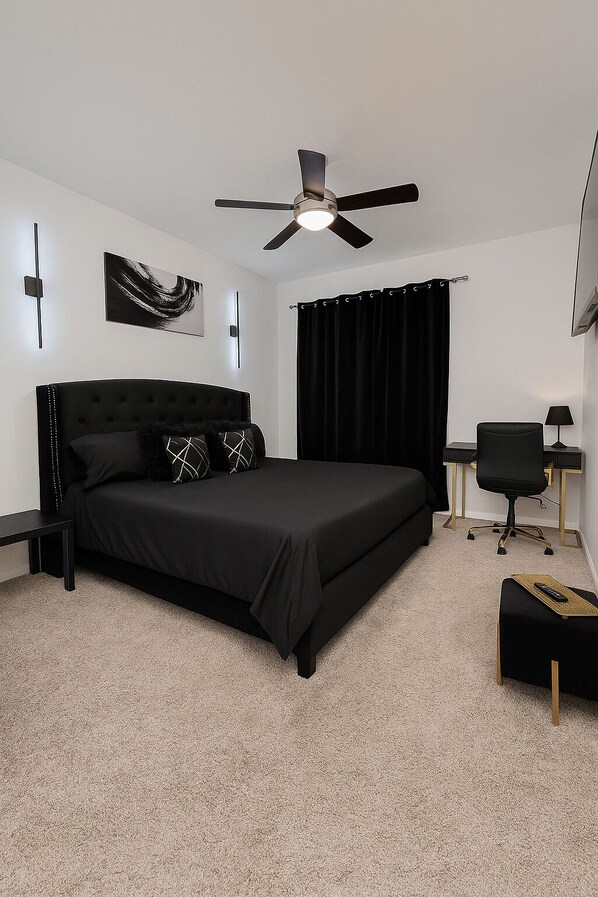 1 bedroom, desk, iron/ironing board, WiFi