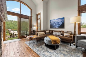 TV, fireplace, offices