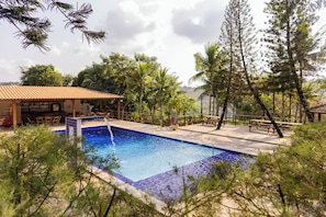 2 outdoor pools, open 9:00 AM to 6:00 PM, pool umbrellas, sun loungers