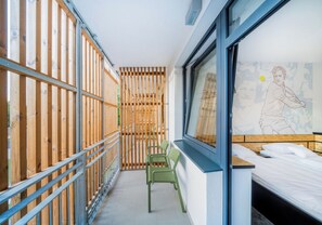 Business-Dreibettzimmer, Balkon, Parkblick