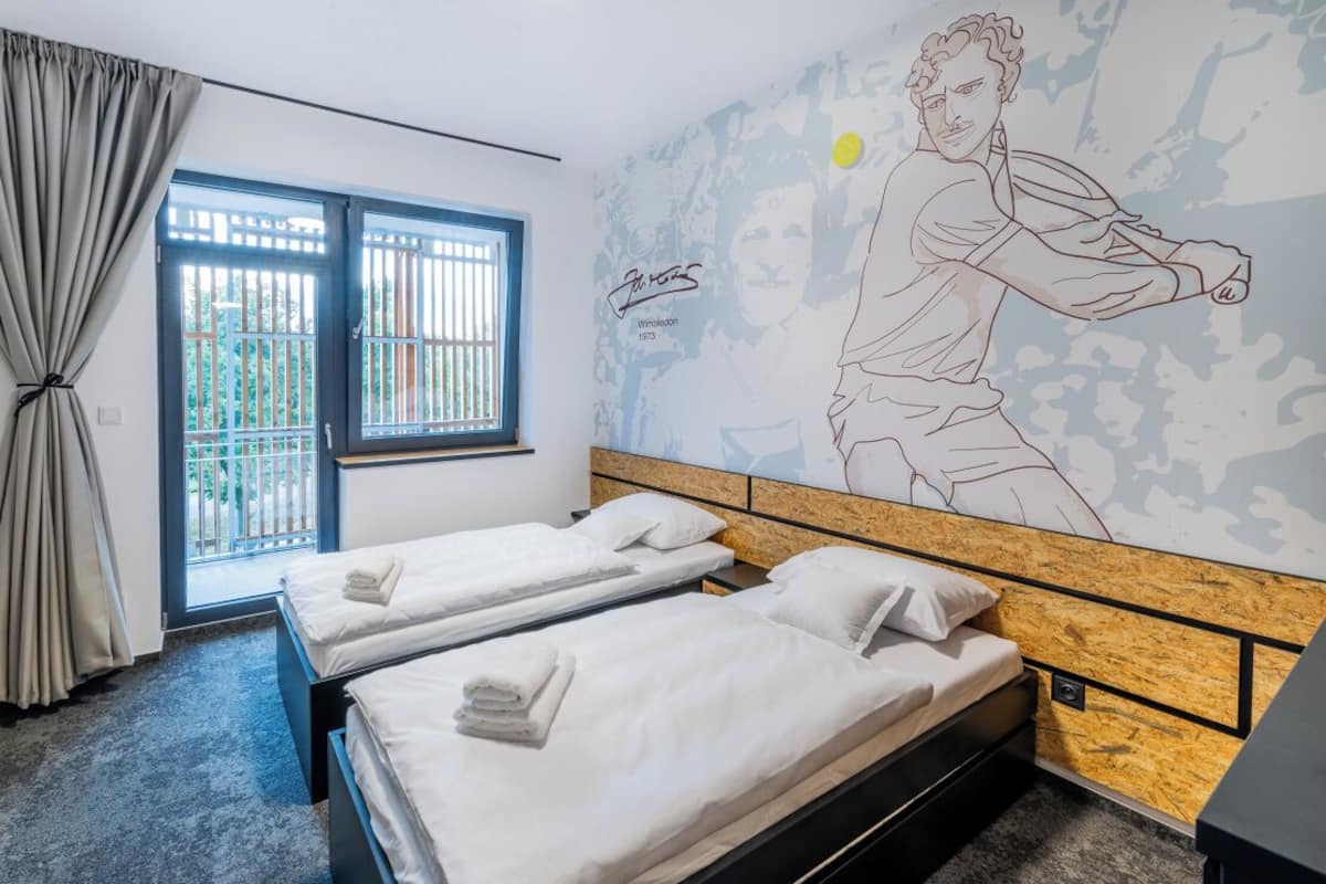 Chambre Triple Standard, balcon, vue parc
