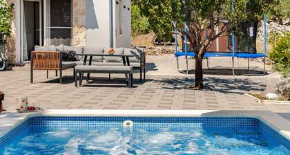 Holiday home in a small village - sourrounded by olives and nature