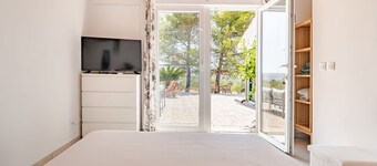 Holiday home in a small village - sourrounded by olives and nature