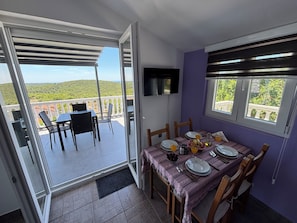 Apartment, 1 Bedroom, Smoking, Balcony | Dining room - Relax far Away From it all and Wake up to sea Views and Montenegrin Charm (Lustica)