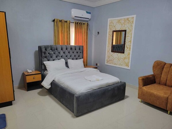 Premium bedding, down duvets, Tempur-Pedic beds, iron/ironing board