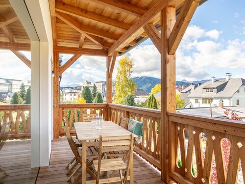 Luxurious apartment with sauna