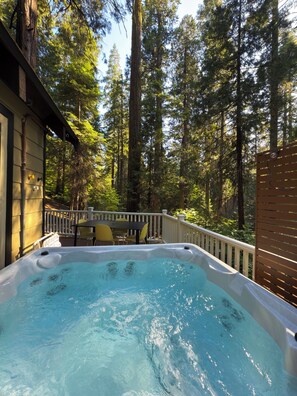 Idromassaggio all'aperto