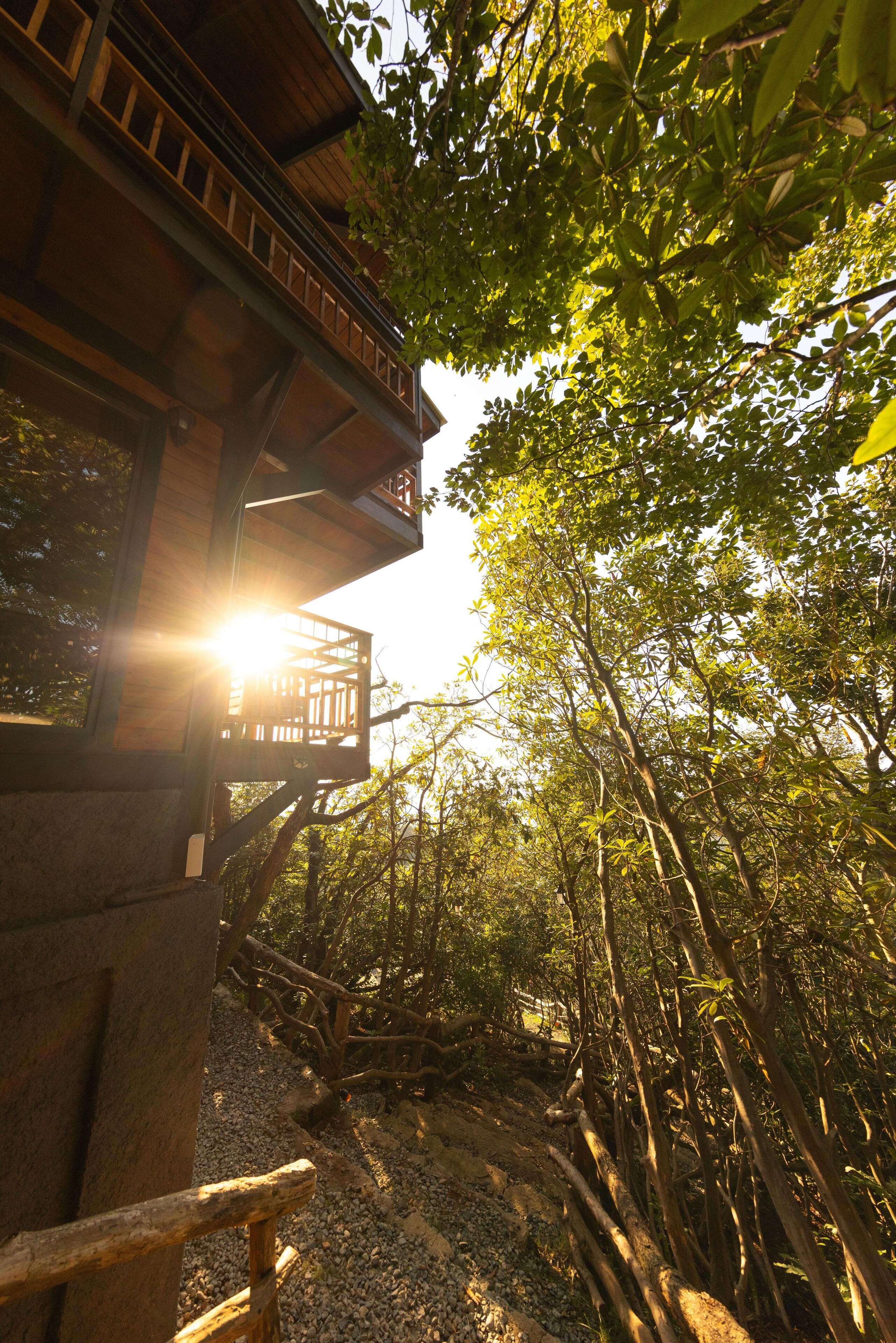 Majoituspaikan julkisivu