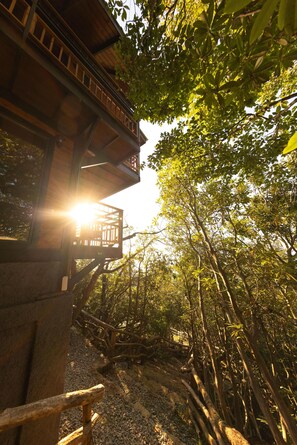 Fachada de la propiedad