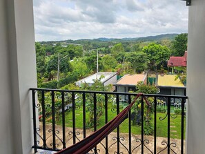 Herbergi með tvíbreiðu rúmi - fjallasýn | Útsýni af svölum