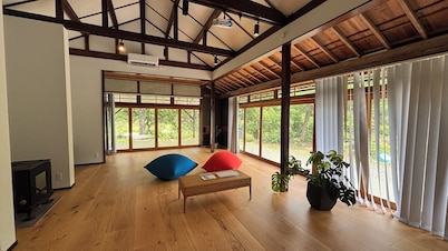 A special time to release your mind and body in the unexplored region of Iwate, where only the most sensitive people can reach. Unleash yourself in a private space in a renovated 70-year-old traditional Japanese house! (with sauna)