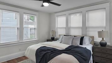 4 chambres, bureau, Wi-Fi gratuit, draps fournis