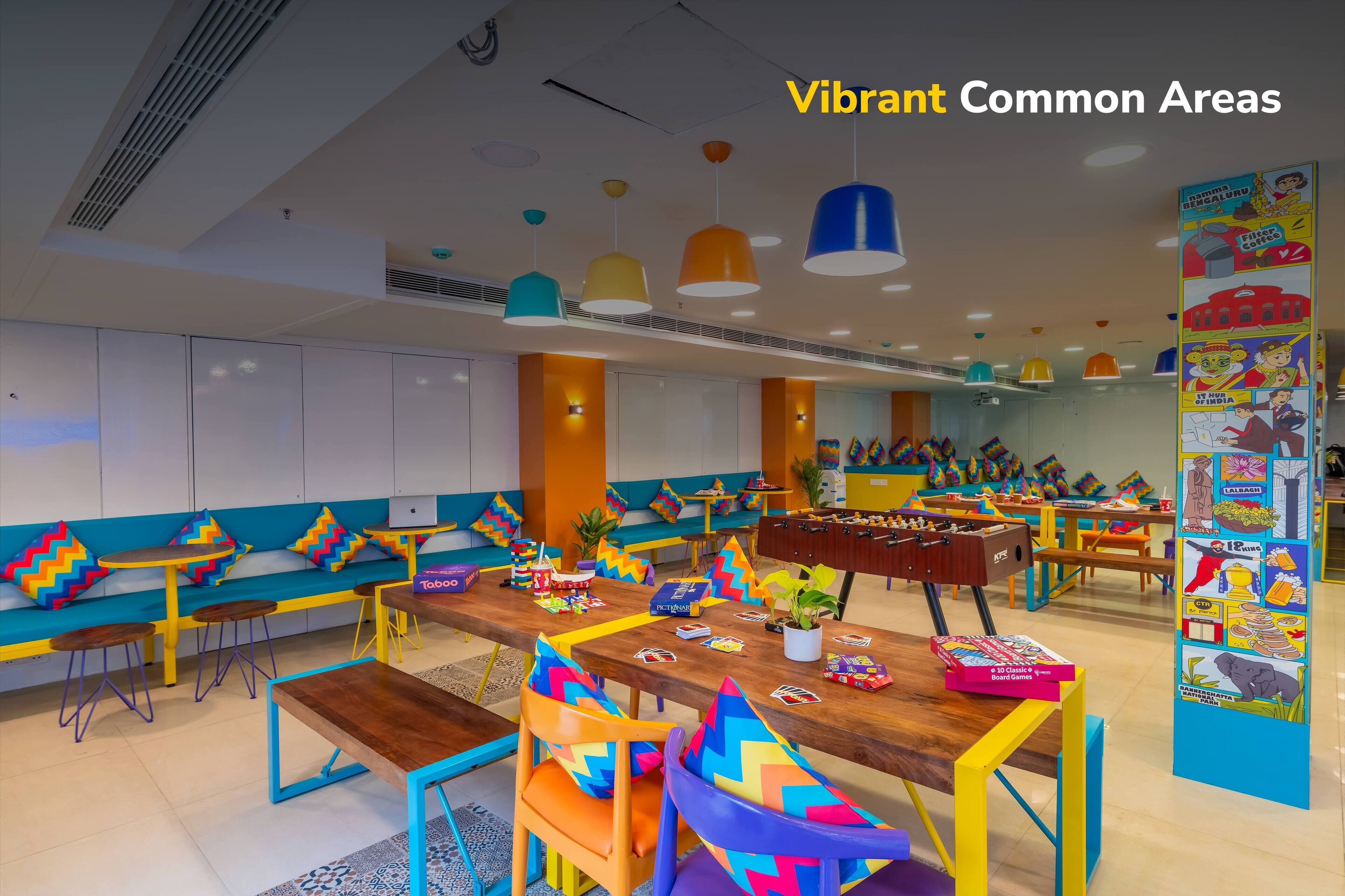 Sala de estar en el lobby