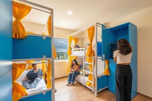 Bed in 6 Bed Mixed Dormitory AC Room with Ensuite Bathroom