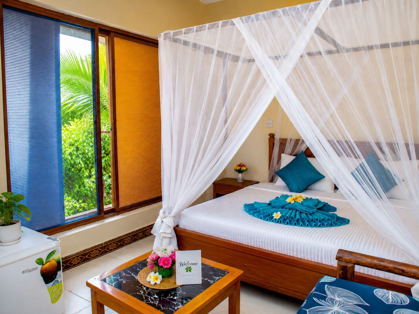 Standard Double Room, Balcony, Garden View | Hypo-allergenic bedding, desk, iron/ironing board, free WiFi