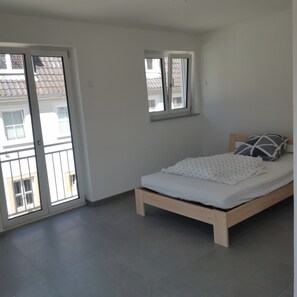 1 غرفة نوم وملاءات أسرّة