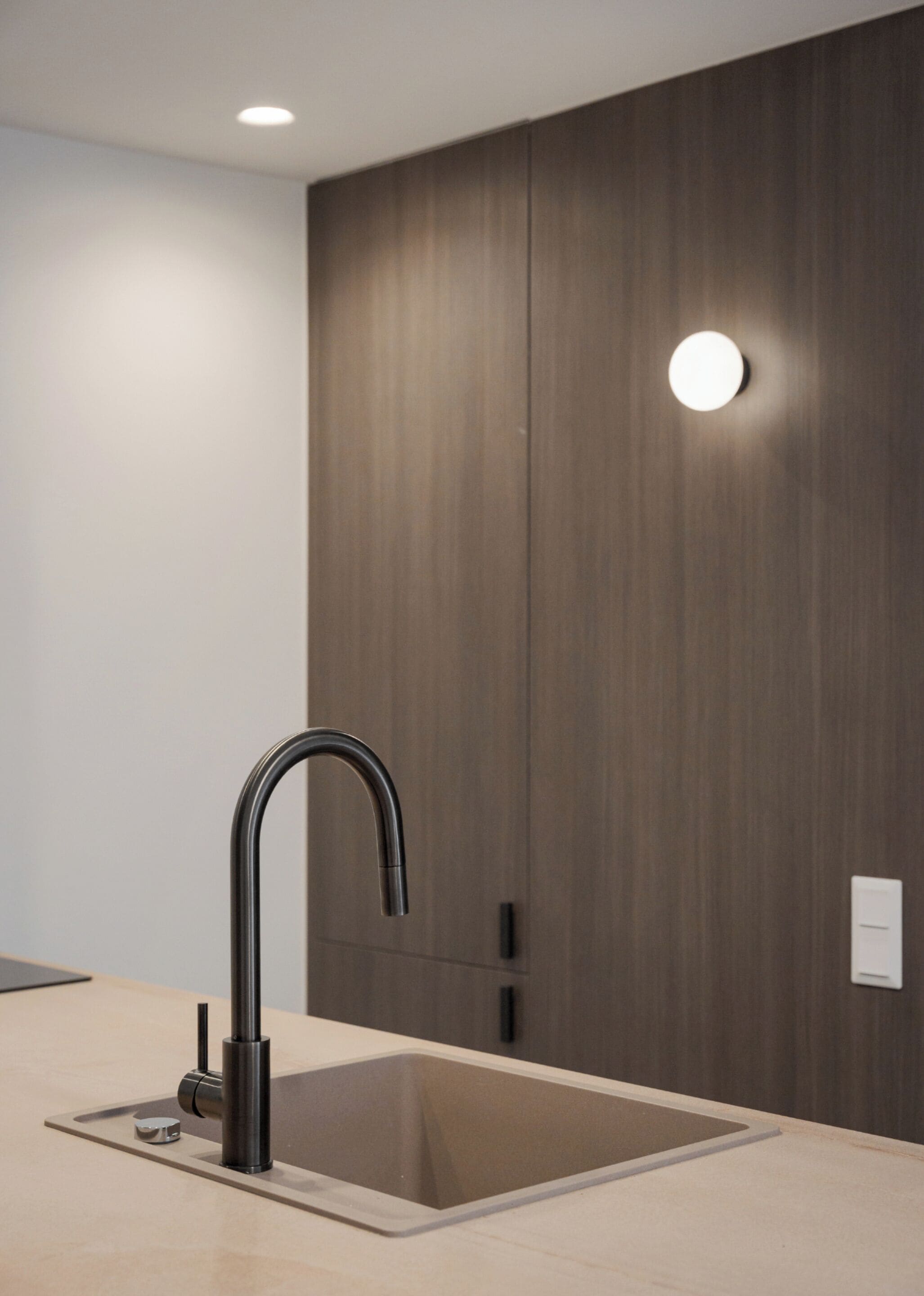 Glyfada Prime Apartment | Private kitchen | Full-size fridge, microwave, oven, stovetop