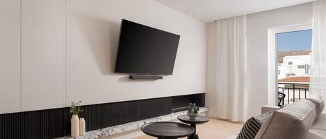 Apartament | Sala d'estar | Televisor intel·ligent, Netflix i serveis de streaming