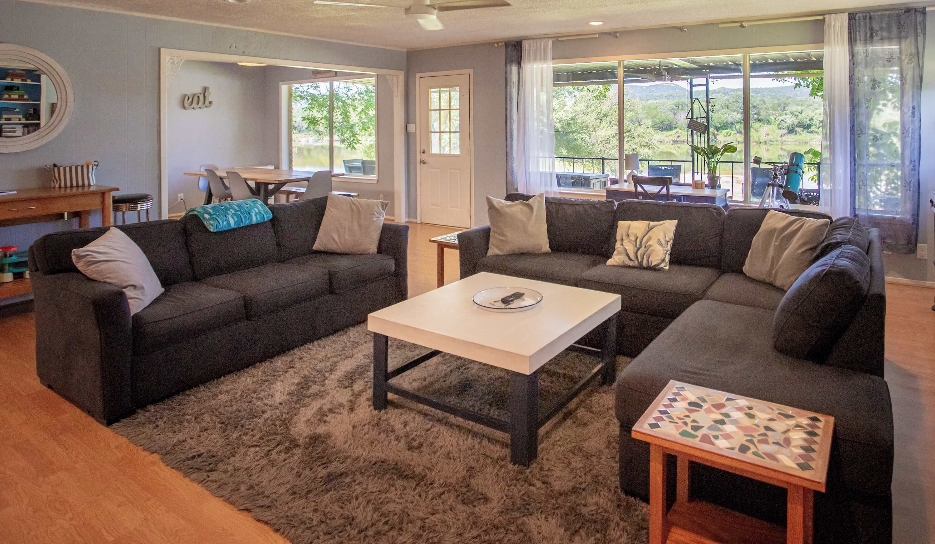 TV, video games, DVD player, offices