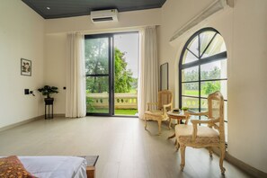 Uitzicht vanuit accommodatie