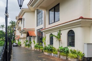 Voorkant van accommodatie